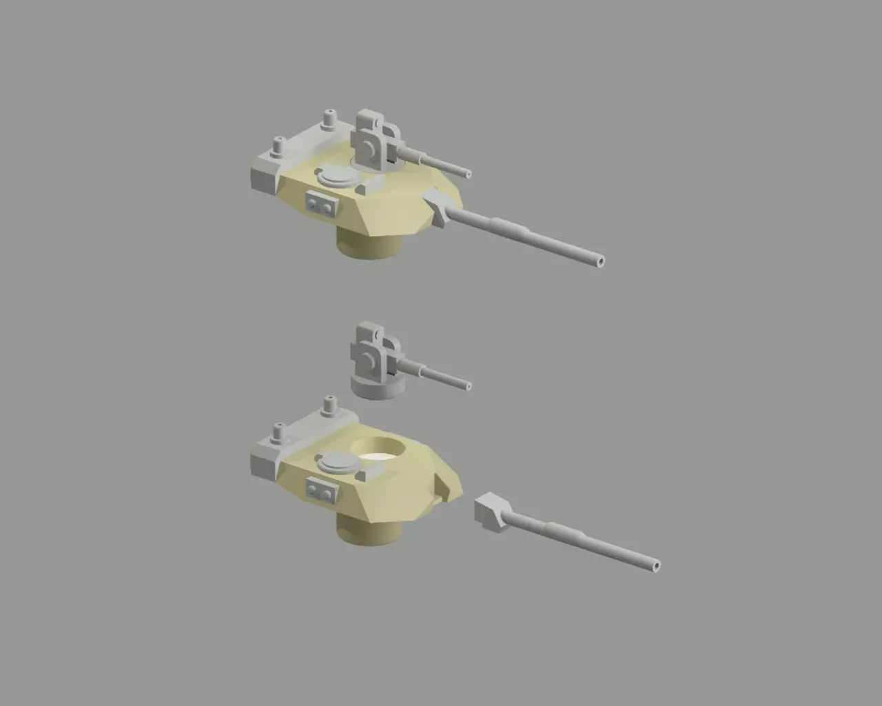 Sci fi apc armored vehicle Model V1 3D print model_4