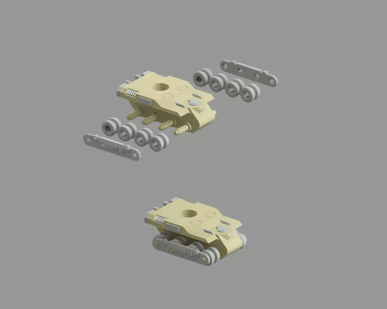 Sci fi apc armored vehicle Model V1 3D print model_5