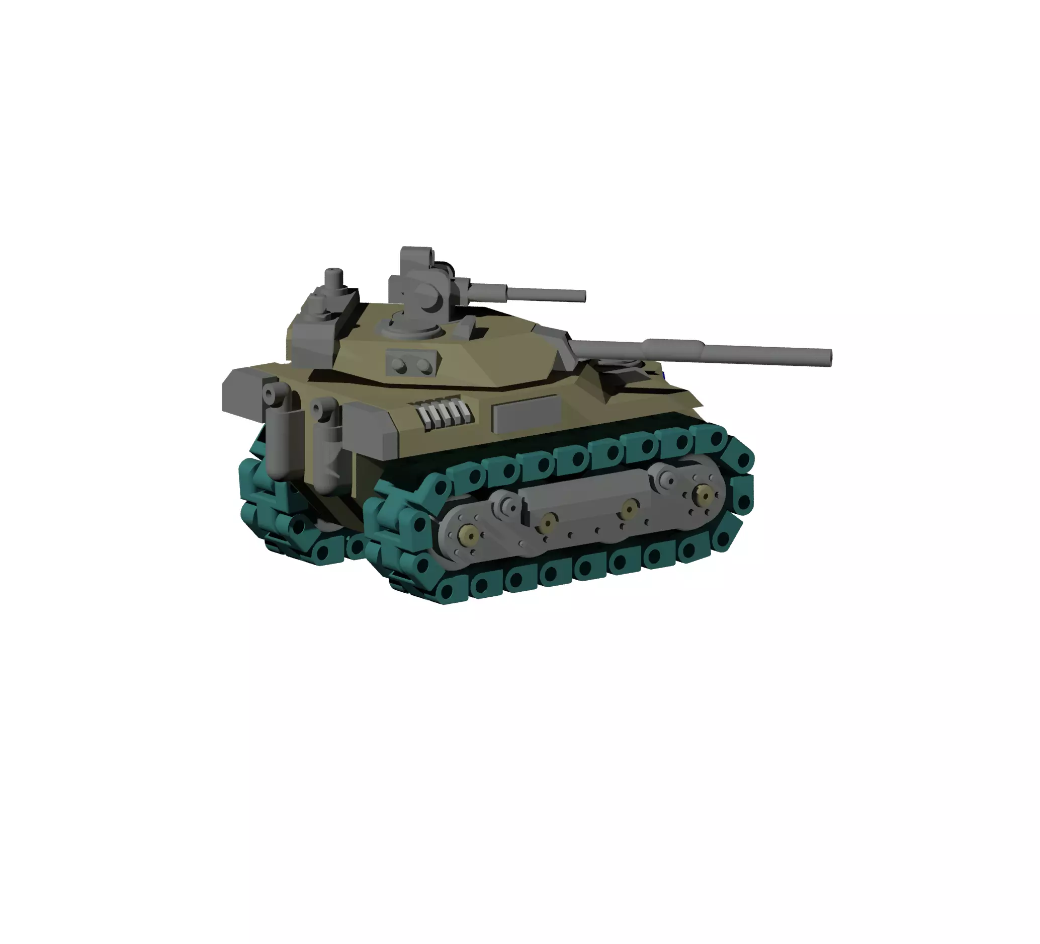 Sci fi apc armored vehicle Model V1 3D print model_3