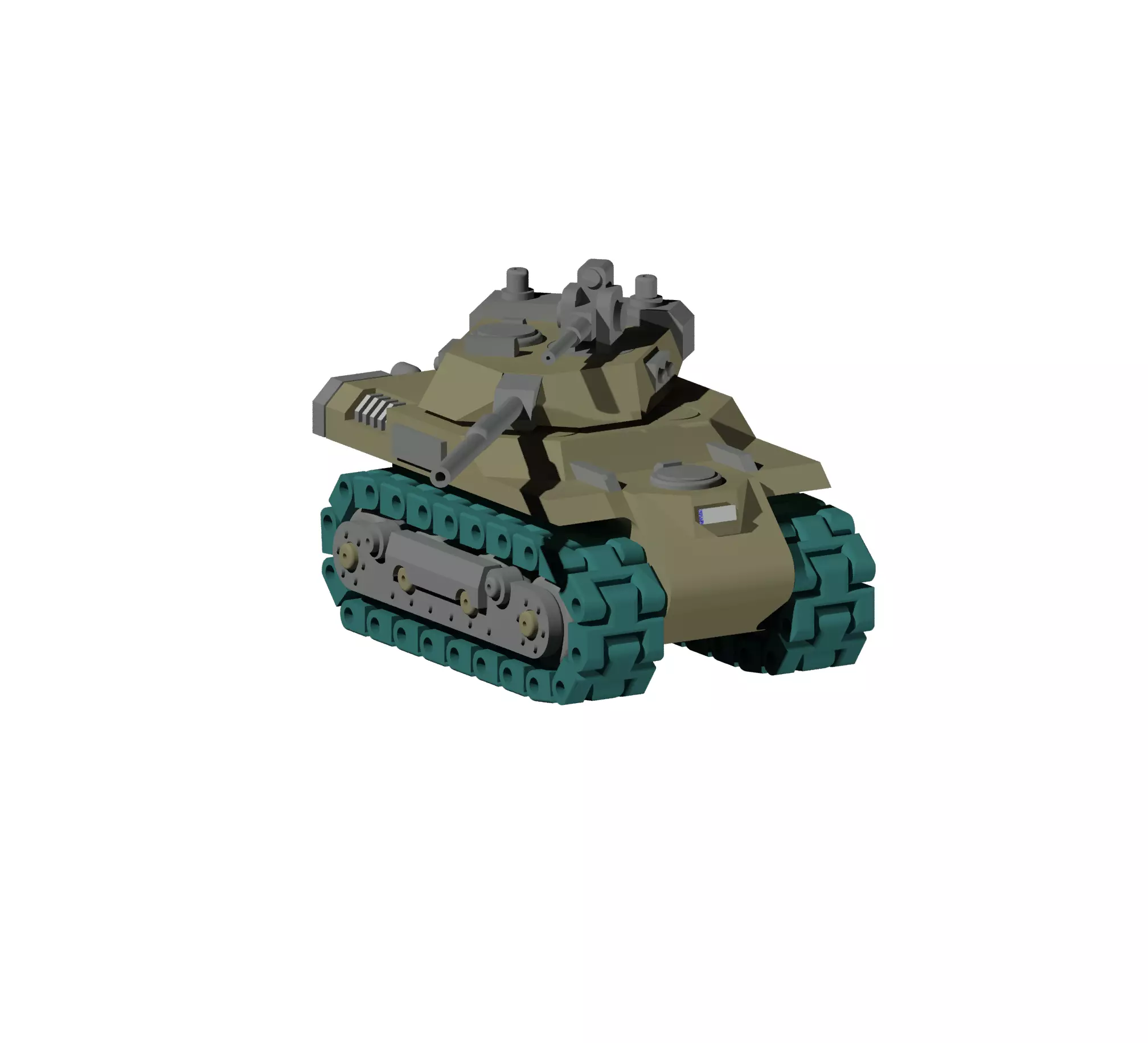 Sci fi apc armored vehicle Model V1 3D print model_2