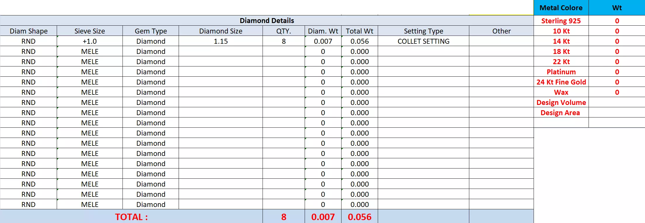 Diamond Studs Earrings 3dm stl renders details 360 animation  3D print model_2