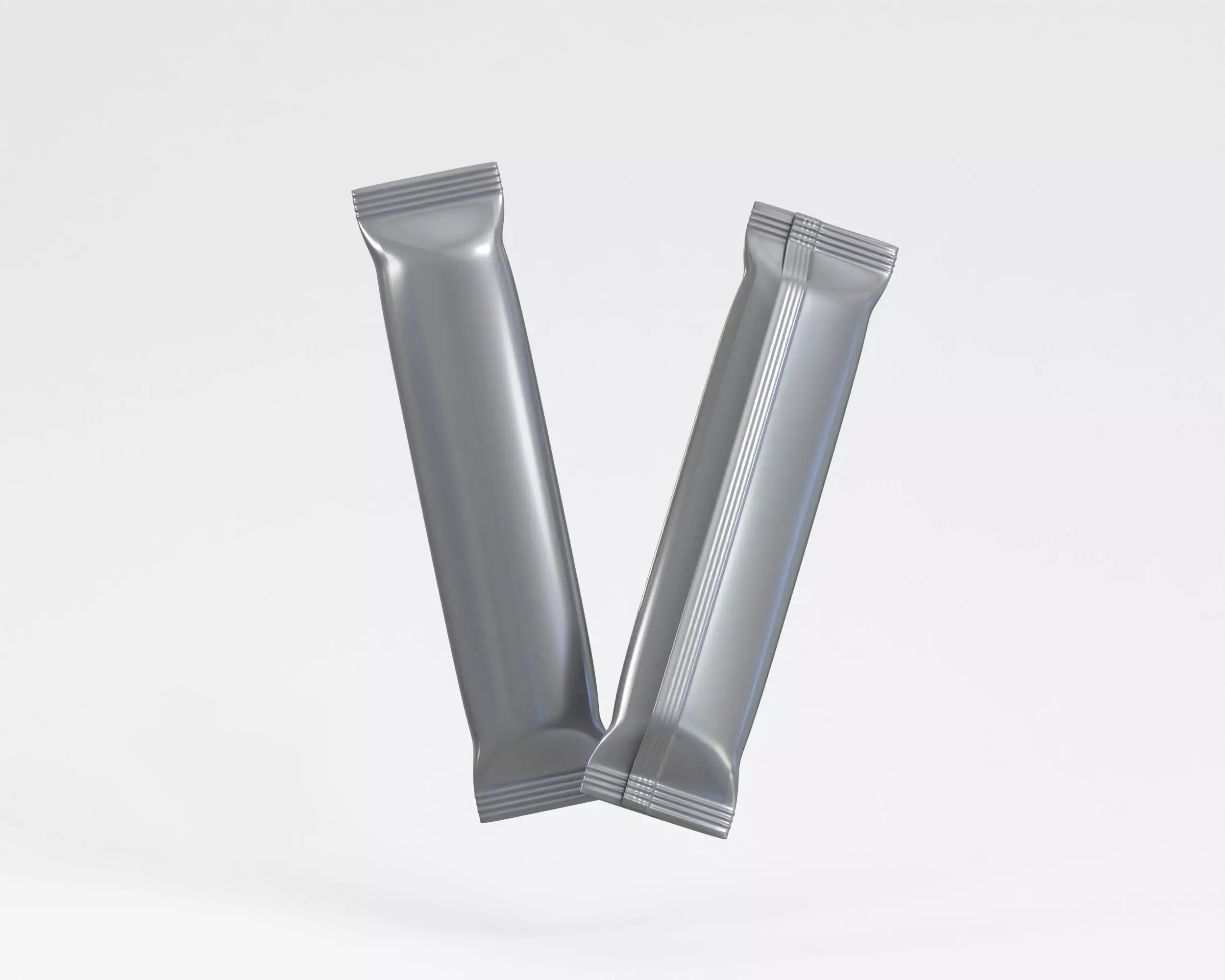 Sachet Low-poly 3D model_2