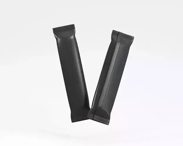 Sachet Low-poly 3D model