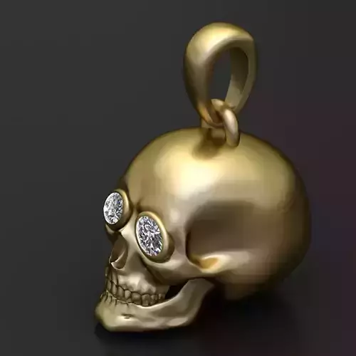 SKULL FACES PENDANT 