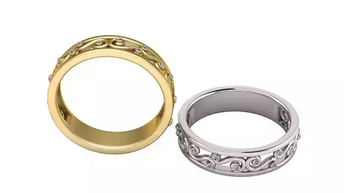 Fancy Engagement Ring 