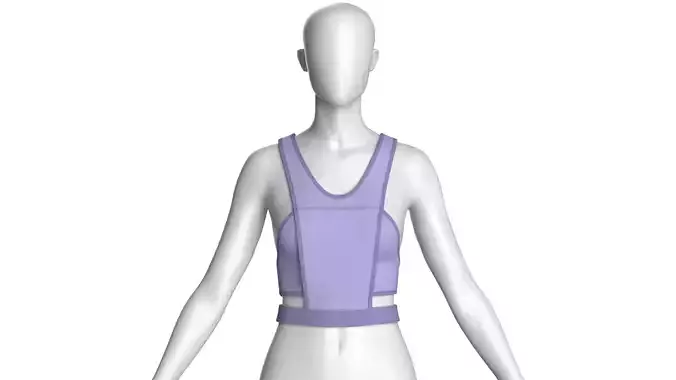 Girls Fashion Crop Top V3