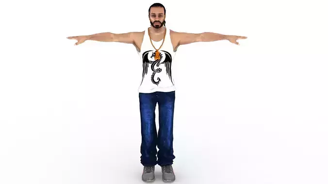 Gangster Character  3D model