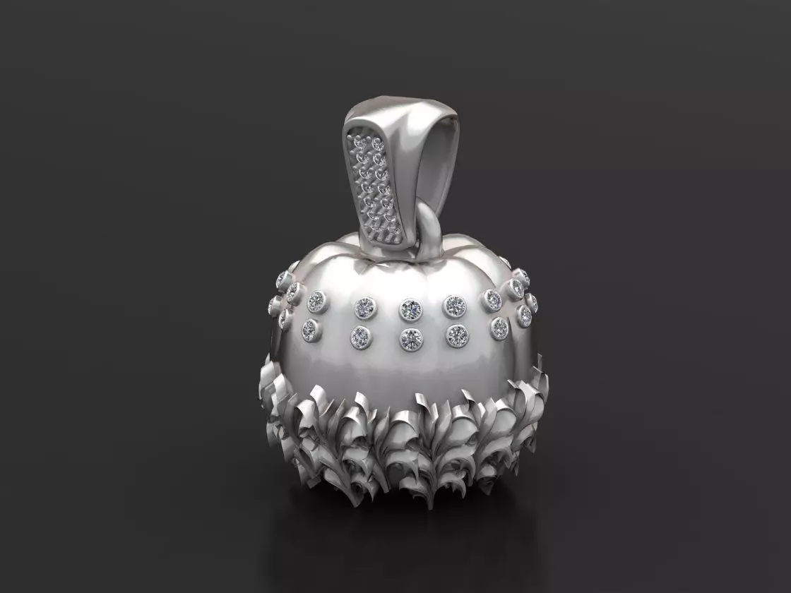 3D GOLD PENDANT 3D print model_1