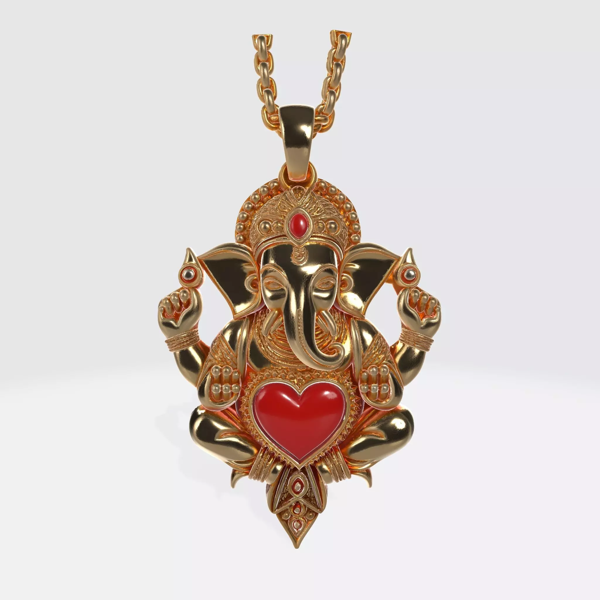 Ganesha Pendant N21 3D print model