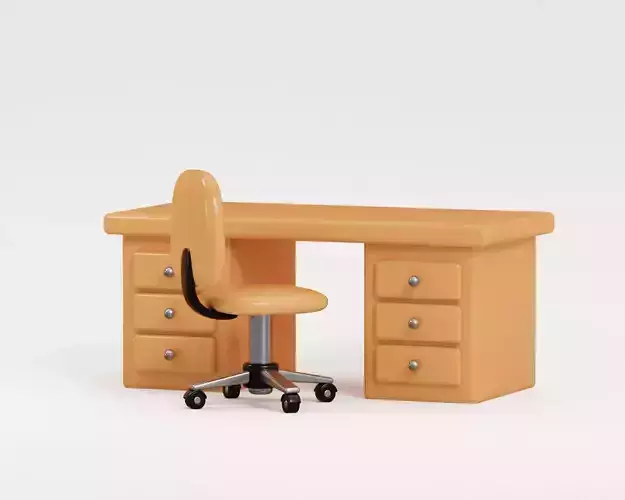 Cartoon Official Chair table