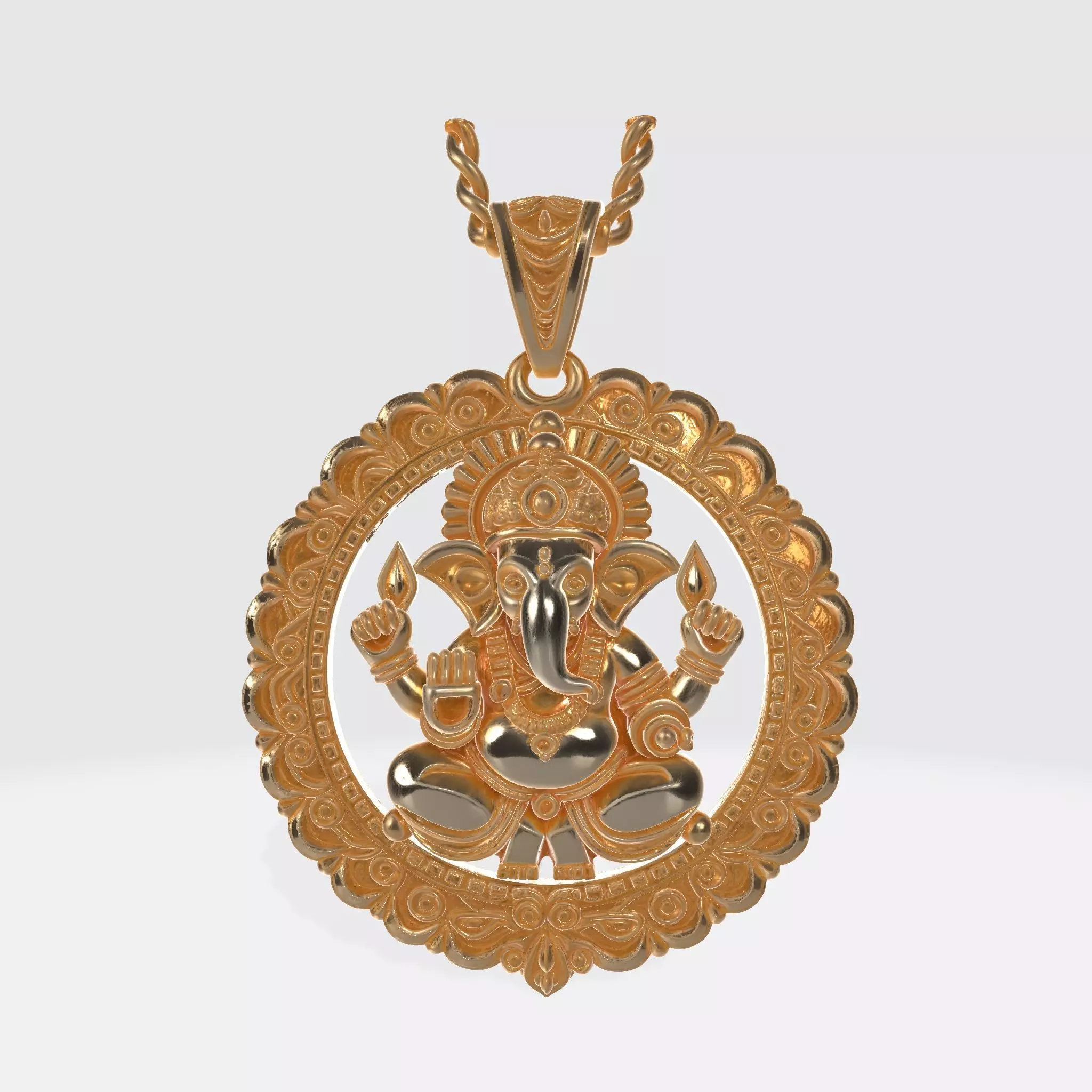 Ganesha Pendant N20 3D print model