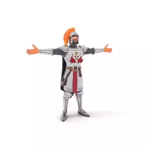 Majestic Knight Armor model pack Low-poly 3D model