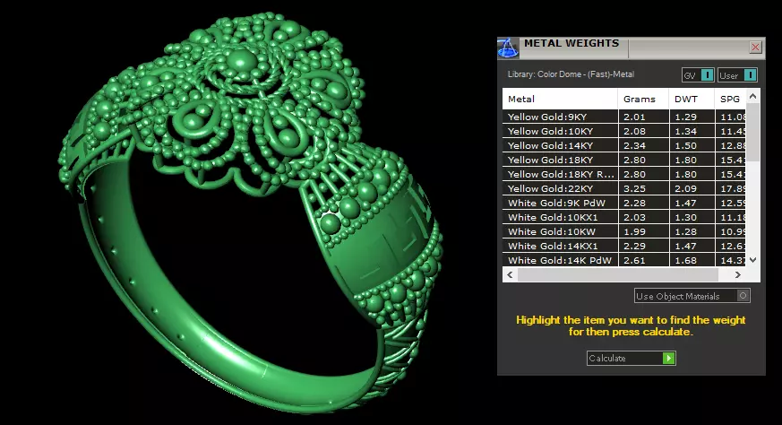 Rings 3D print model_3