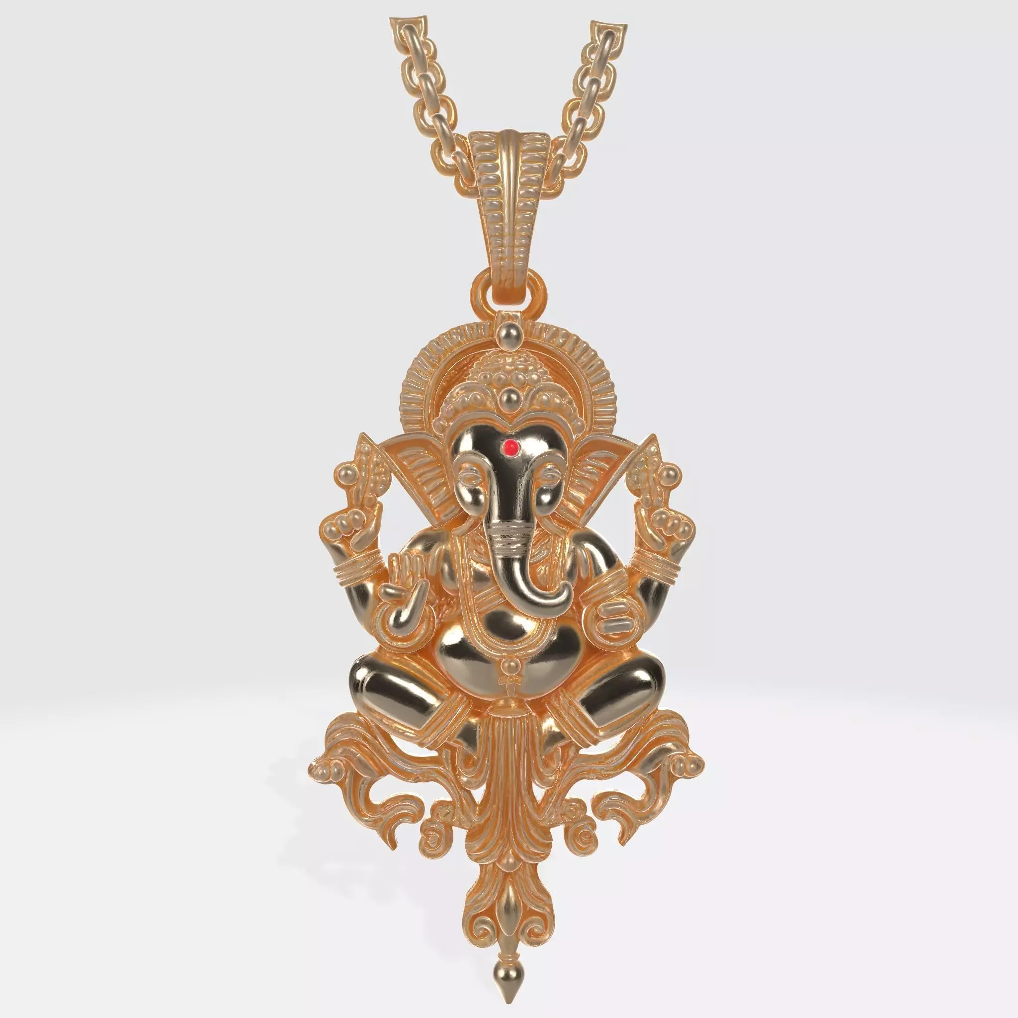 Ganesha Pendant N19 3D print model