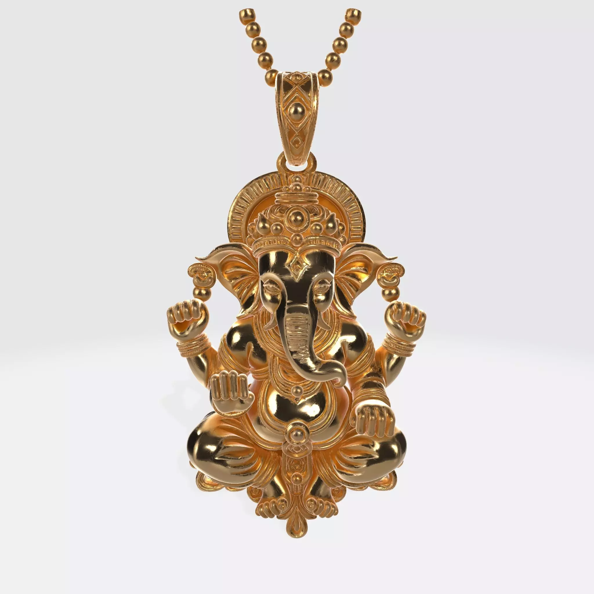 Ganesha Pendant N14 3D print model