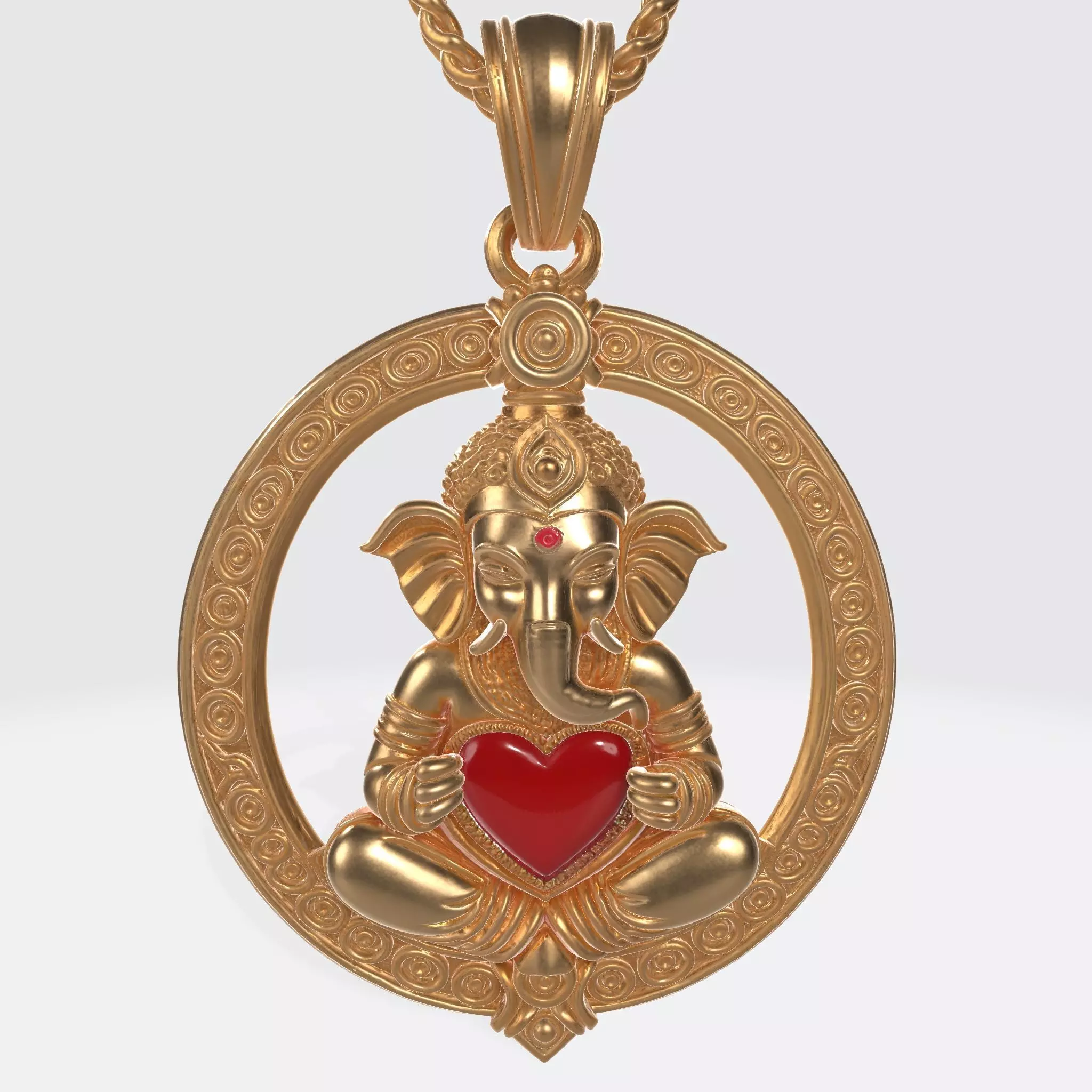 Ganesha Pendant N13 3D print model