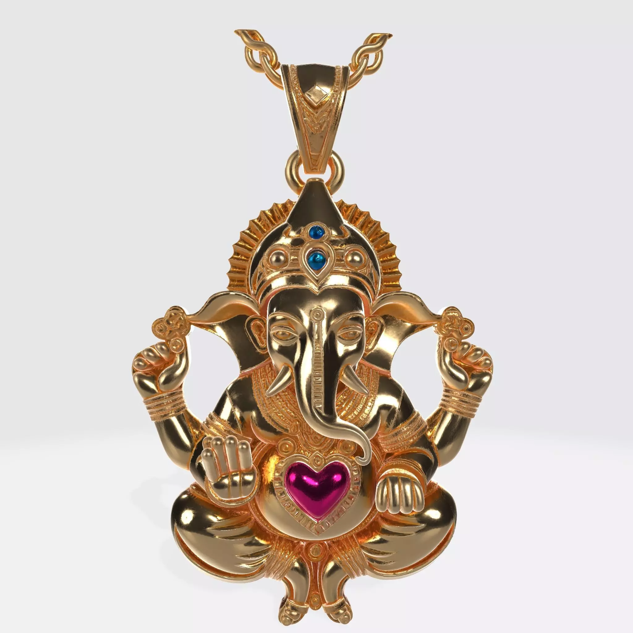 Ganesha Pendant N12 3D print model