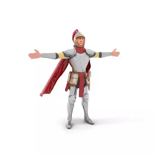 Medieval Knight Armor model pack Low-poly 3D model