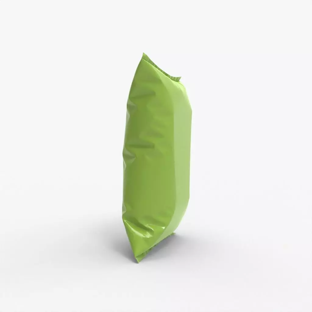 Chips Bag 3D Model High and Low Poly Snack Packaging 3D model_2
