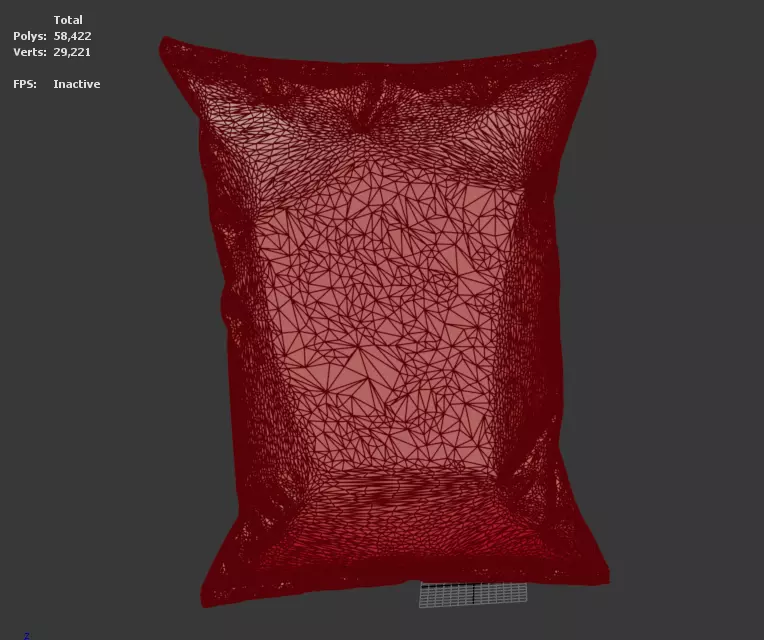 Chips Bag 3D Model High and Low Poly Snack Packaging 3D model_5