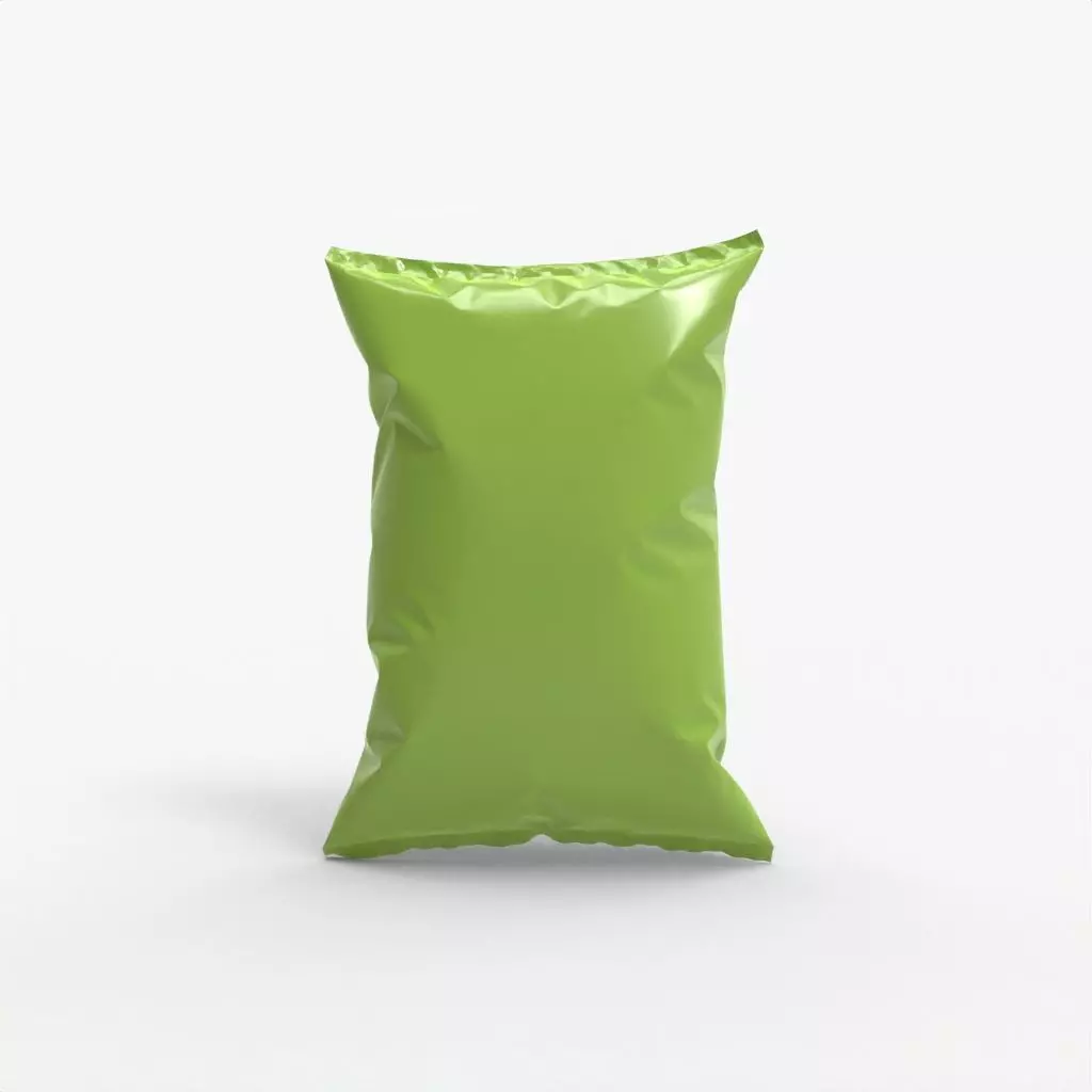Chips Bag 3D Model High and Low Poly Snack Packaging 3D model_3