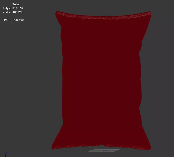 Chips Bag 3D Model High and Low Poly Snack Packaging 3D model_4