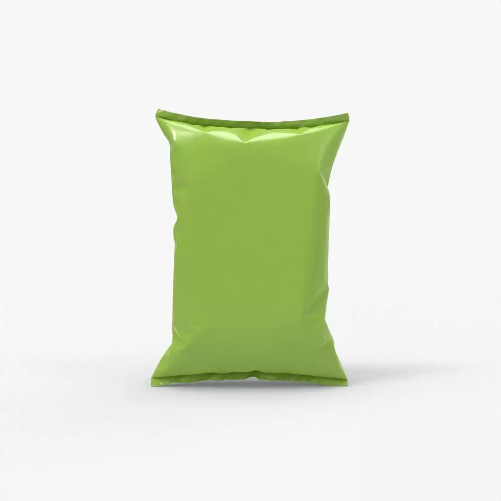 Chips Bag 3D Model High and Low Poly Snack Packaging 3D model_1