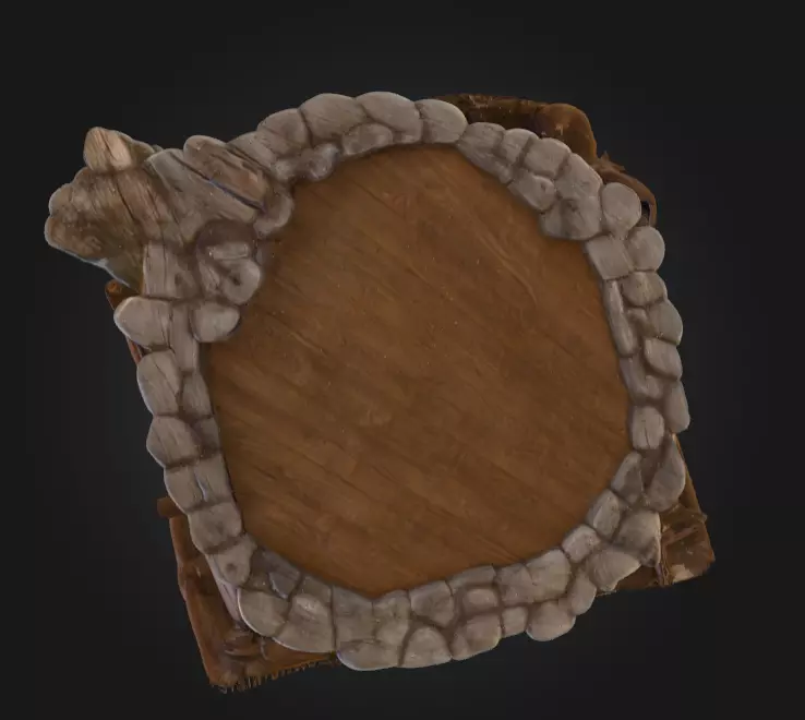 Rustic Fantasy Wooden Cabin Low-poly 3D model_18