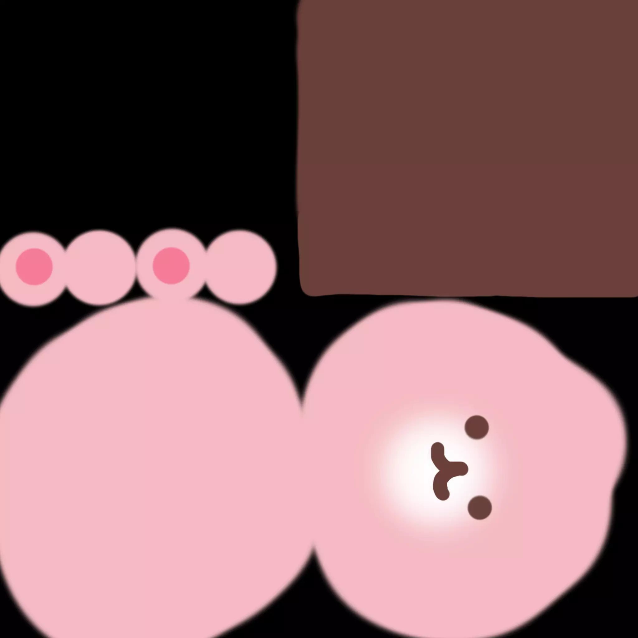 Cute Character with Blue Hat and Pink bag 3D MODEL Low-poly 3D model_8