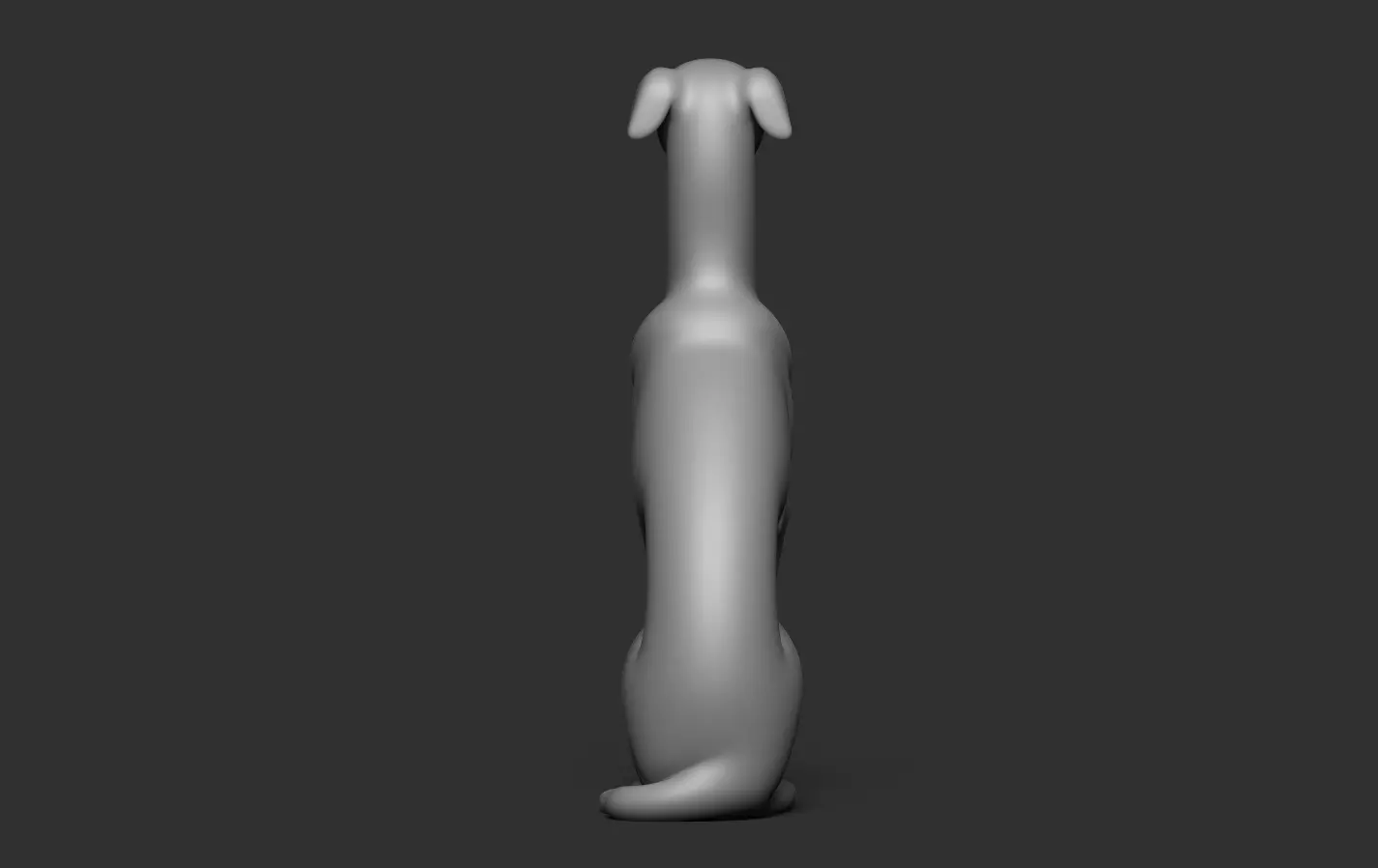 Italian Greyhound 3D print model_15