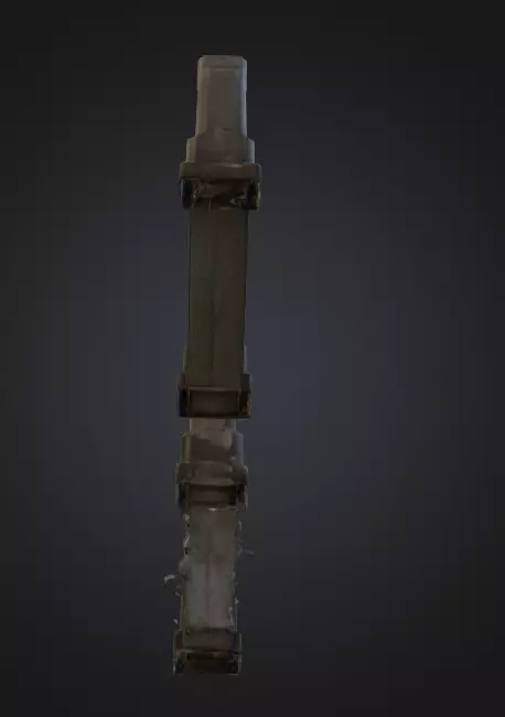 Cyberpunk Interior Wall Low-poly 3D model_18