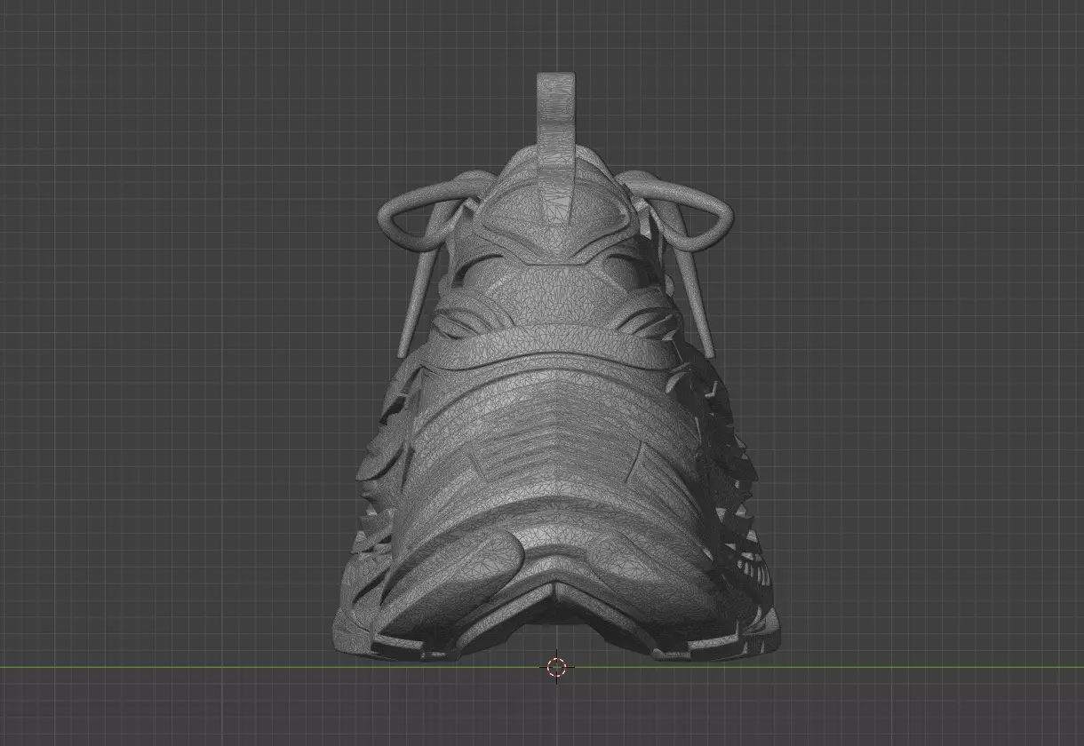 Balenciaga Platform Sneaker Low-poly 3D model_8