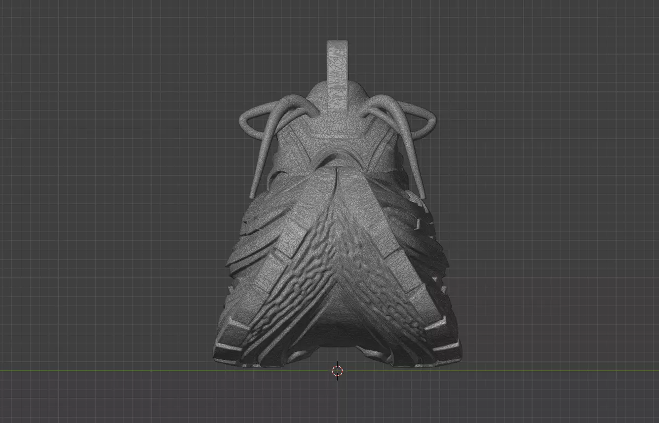 Balenciaga Platform Sneaker Low-poly 3D model_6