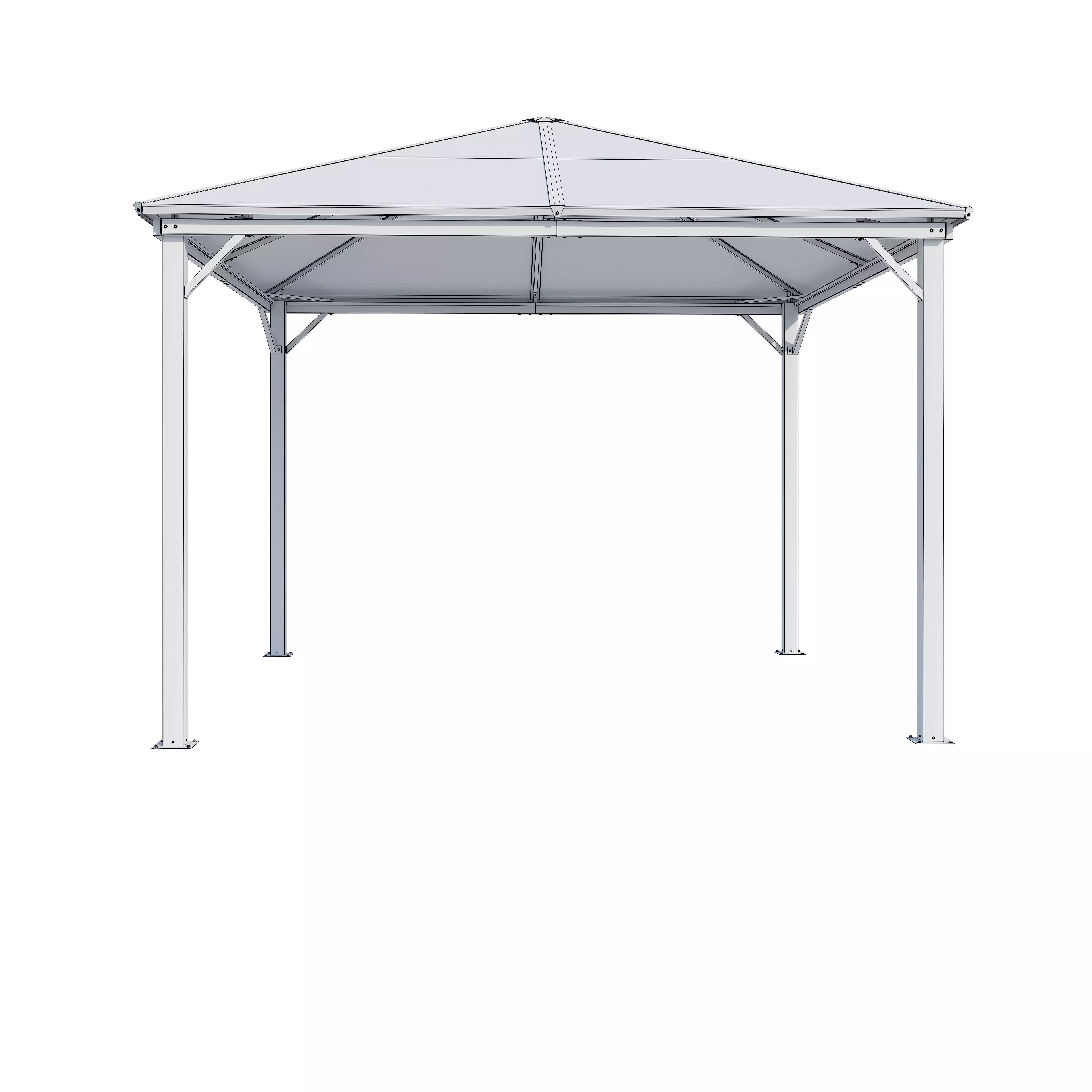 Canopy gazebo Milos Garden Point 3D model_4