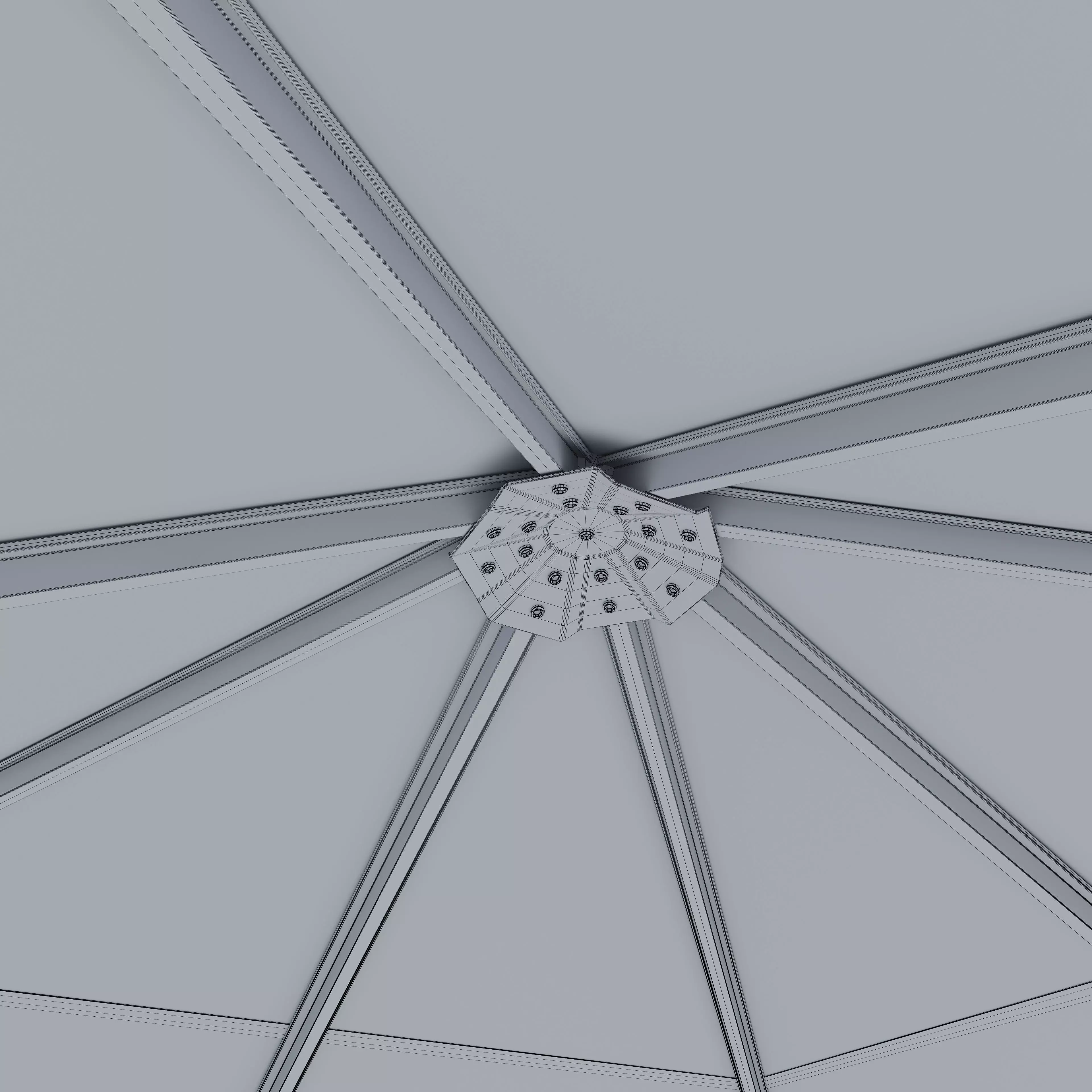 Canopy gazebo Milos Garden Point 3D model_14