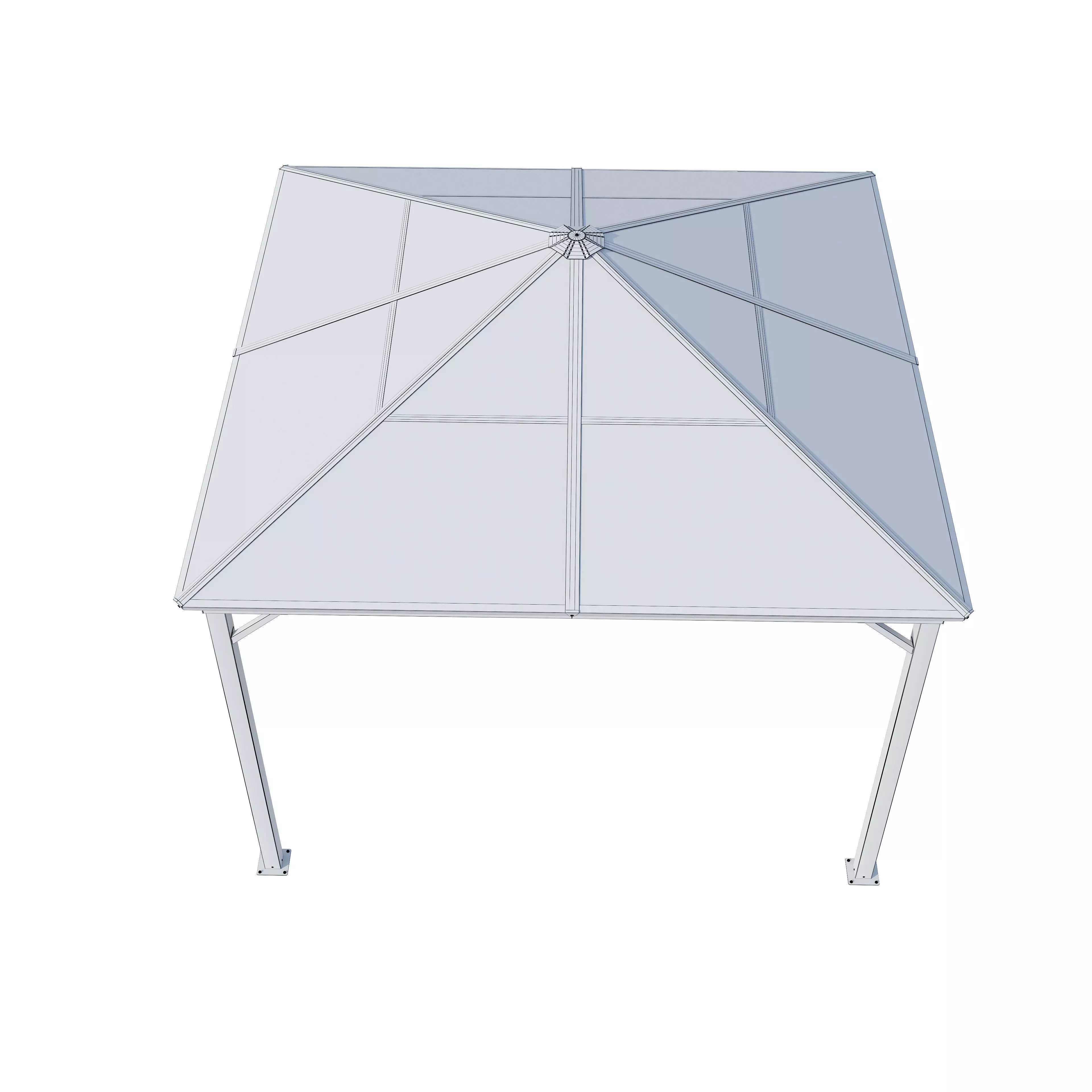 Canopy gazebo Milos Garden Point 3D model_24