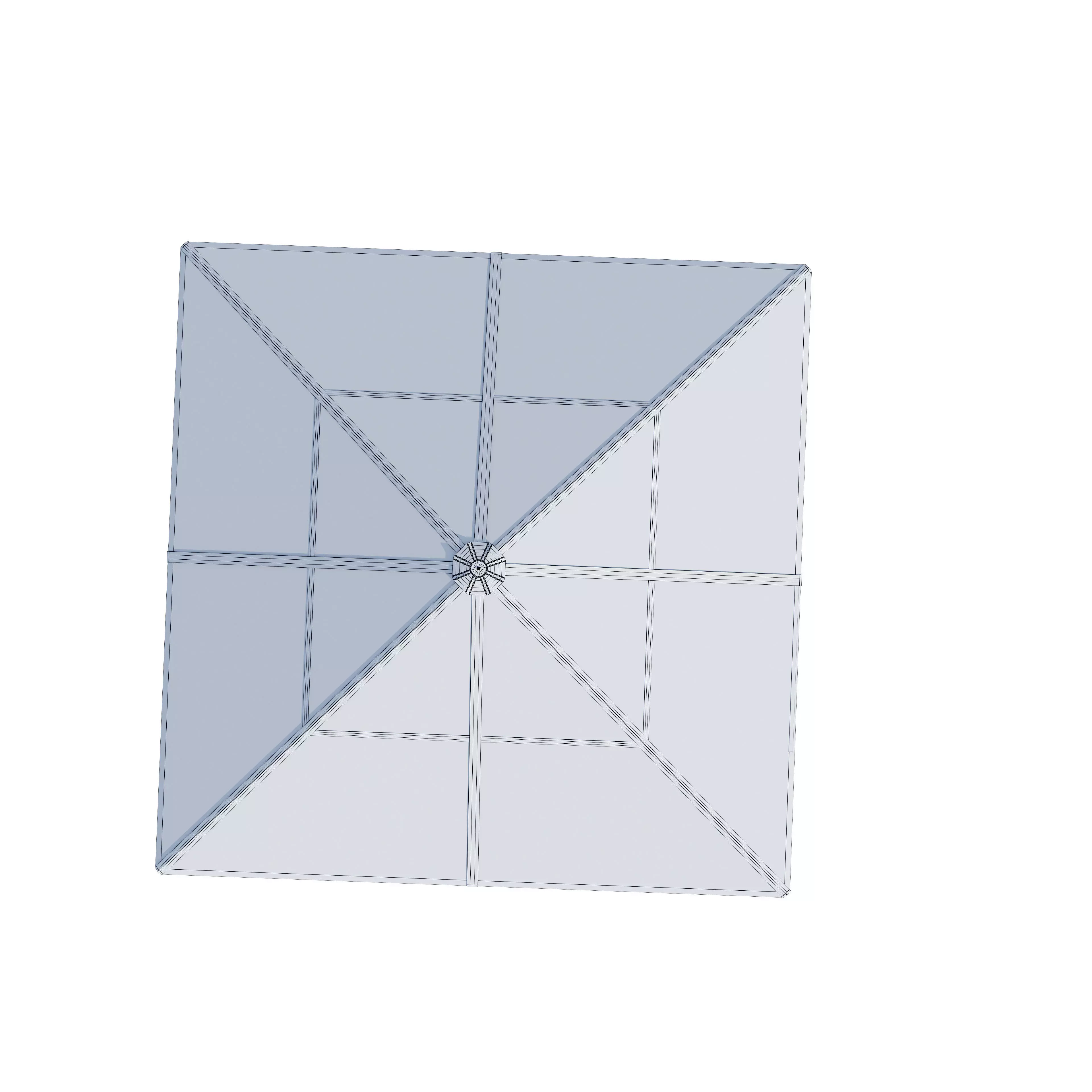 Canopy gazebo Milos Garden Point 3D model_22