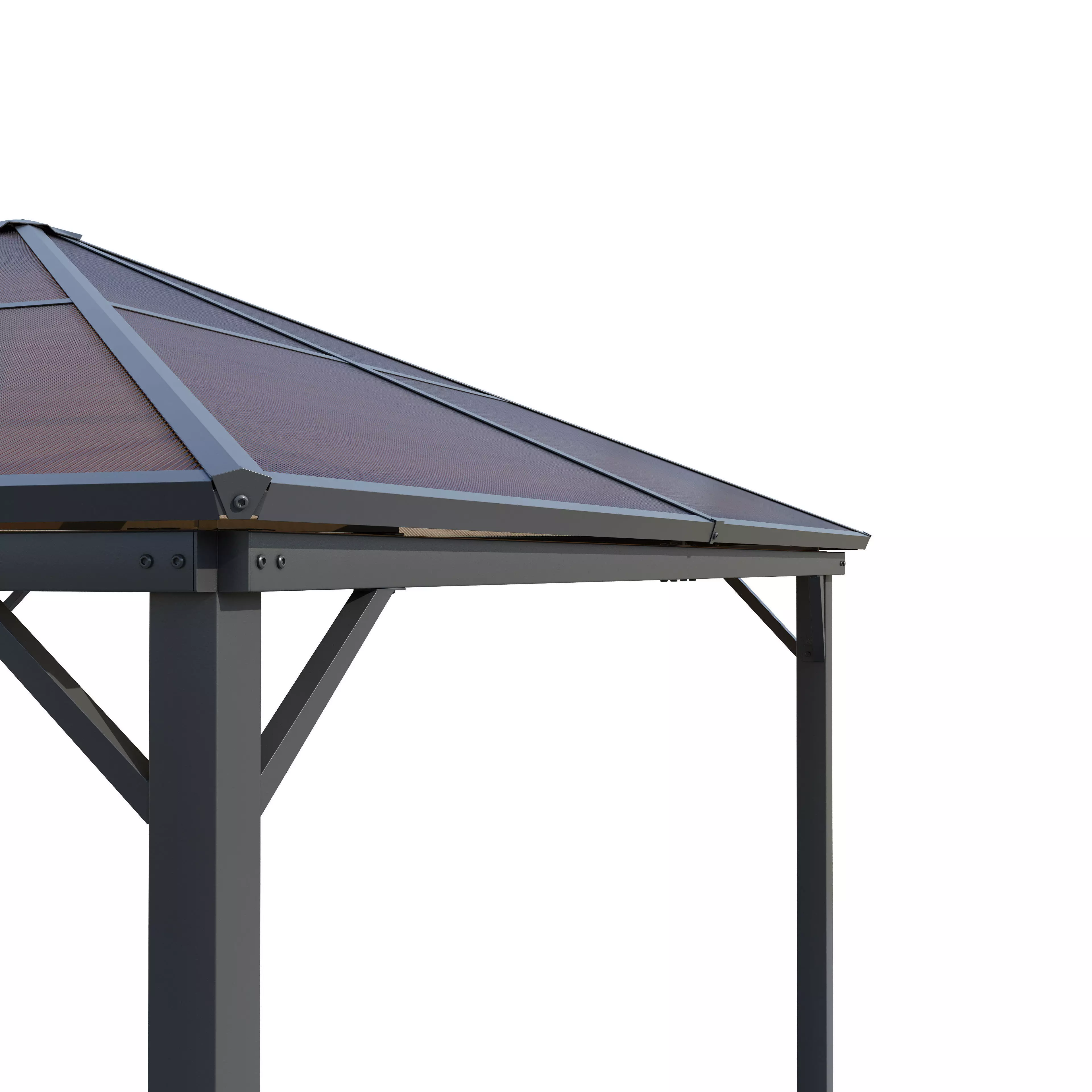 Canopy gazebo Milos Garden Point 3D model_10