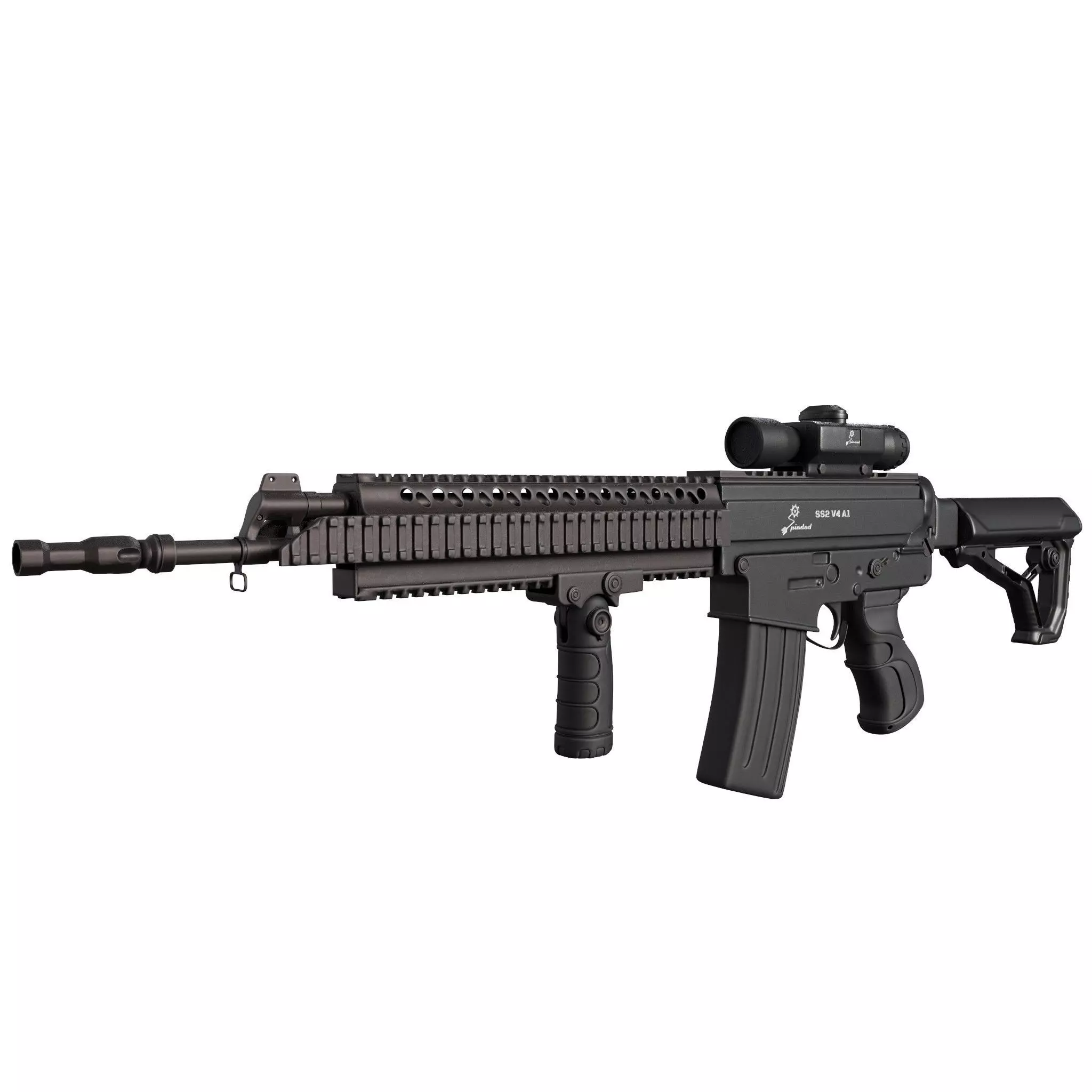 Pindad SS2 V4 A1 3D model_0