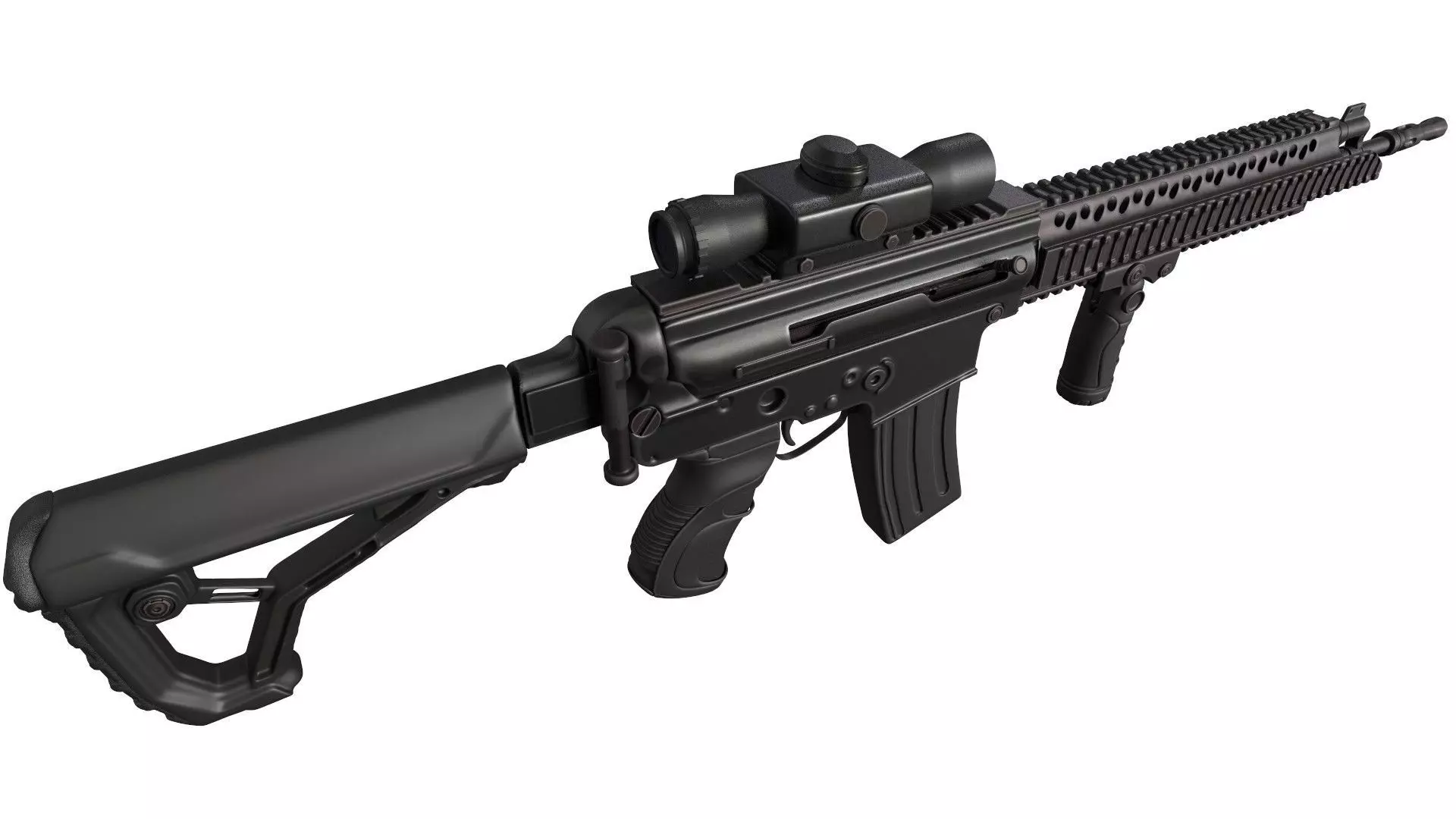 Pindad SS2 V4 A1 3D model_6