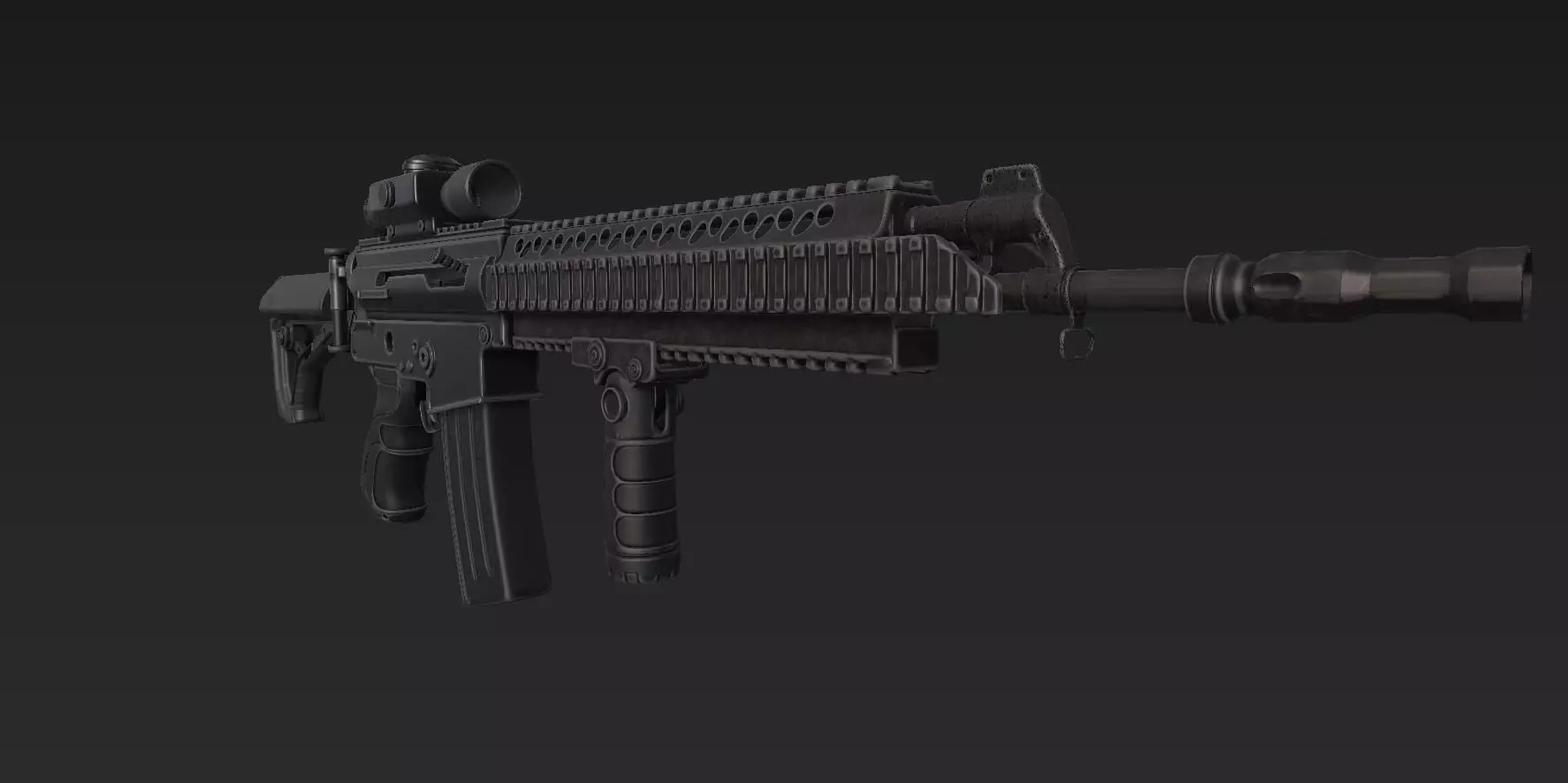 Pindad SS2 V4 A1 3D model_13