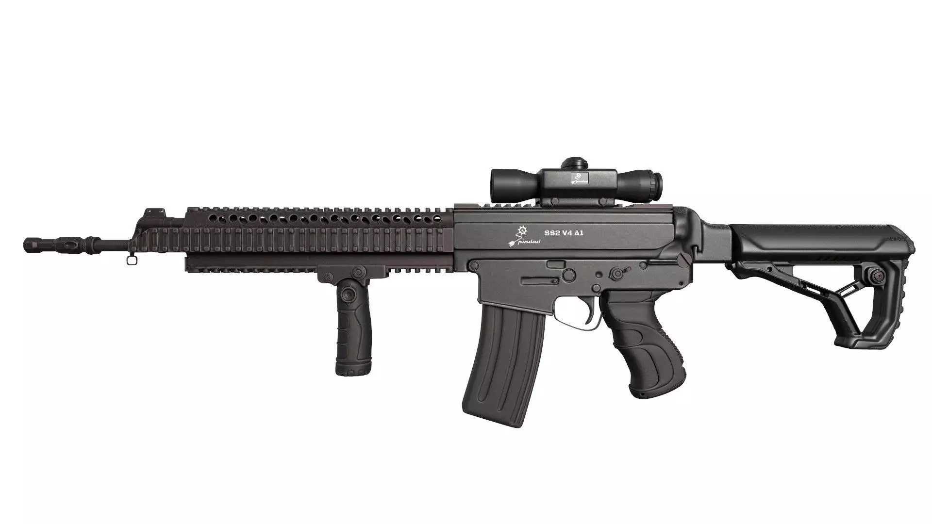 Pindad SS2 V4 A1 3D model_1