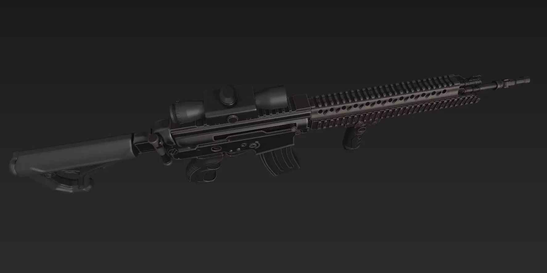 Pindad SS2 V4 A1 3D model_12