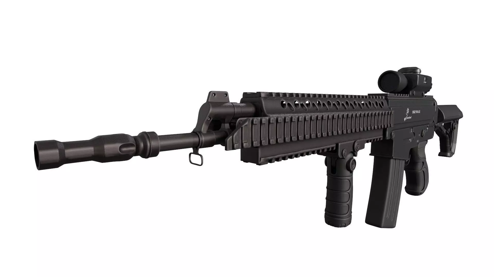 Pindad SS2 V4 A1 3D model_5