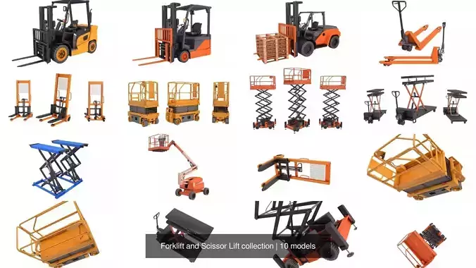  Forklift and Scissor Lift collection