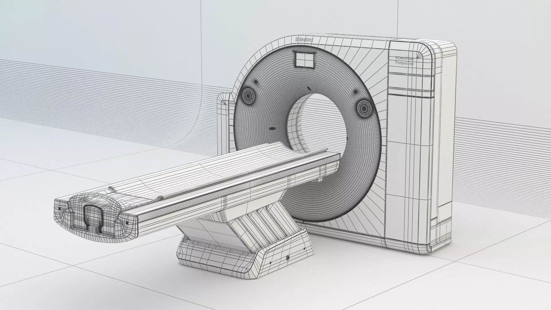 Siemens Somatom Perspective CT Scanner 3D model_13
