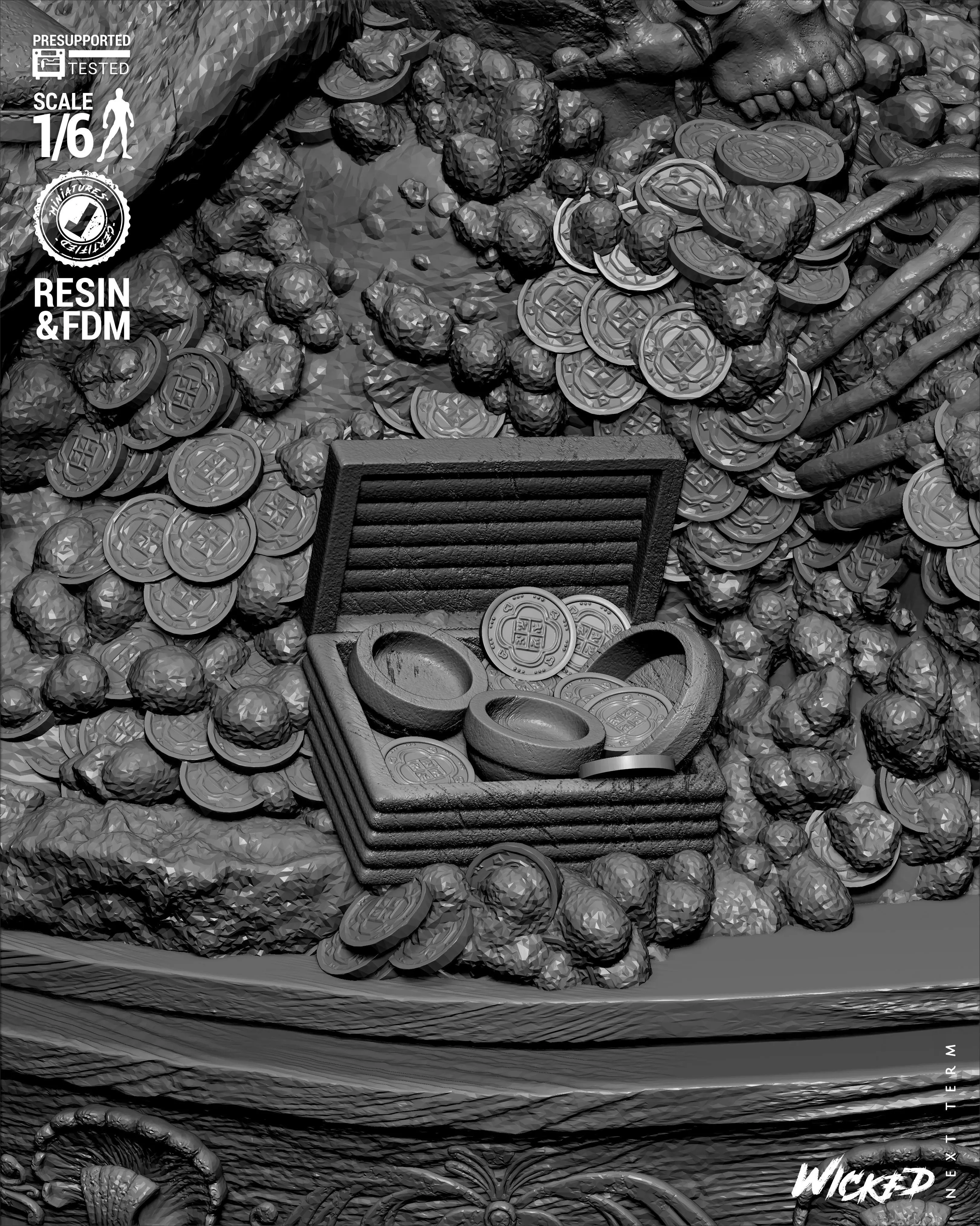 Wicked Movies Jack Sparrow Sculpture 3D print model_34