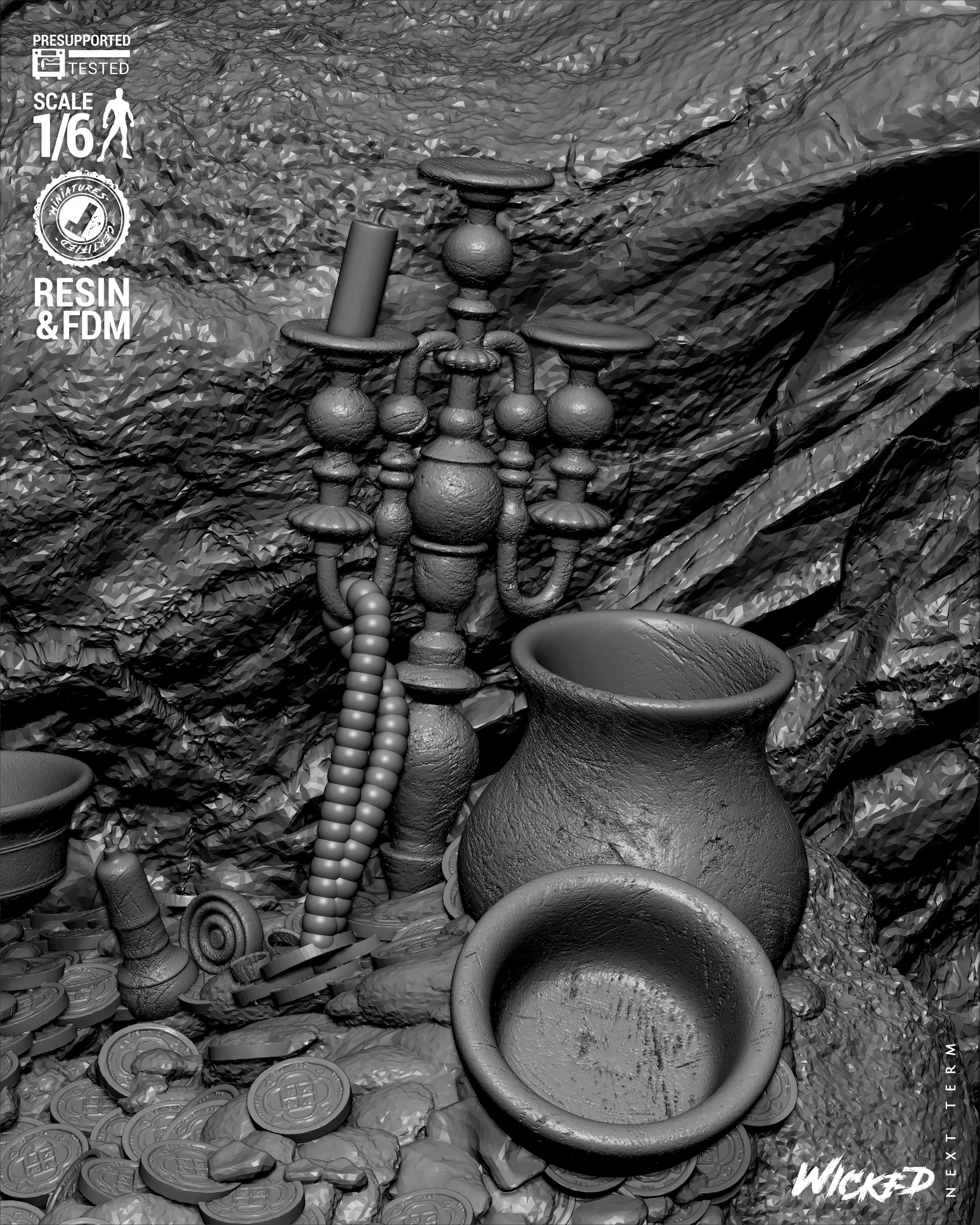 Wicked Movies Jack Sparrow Sculpture 3D print model_37