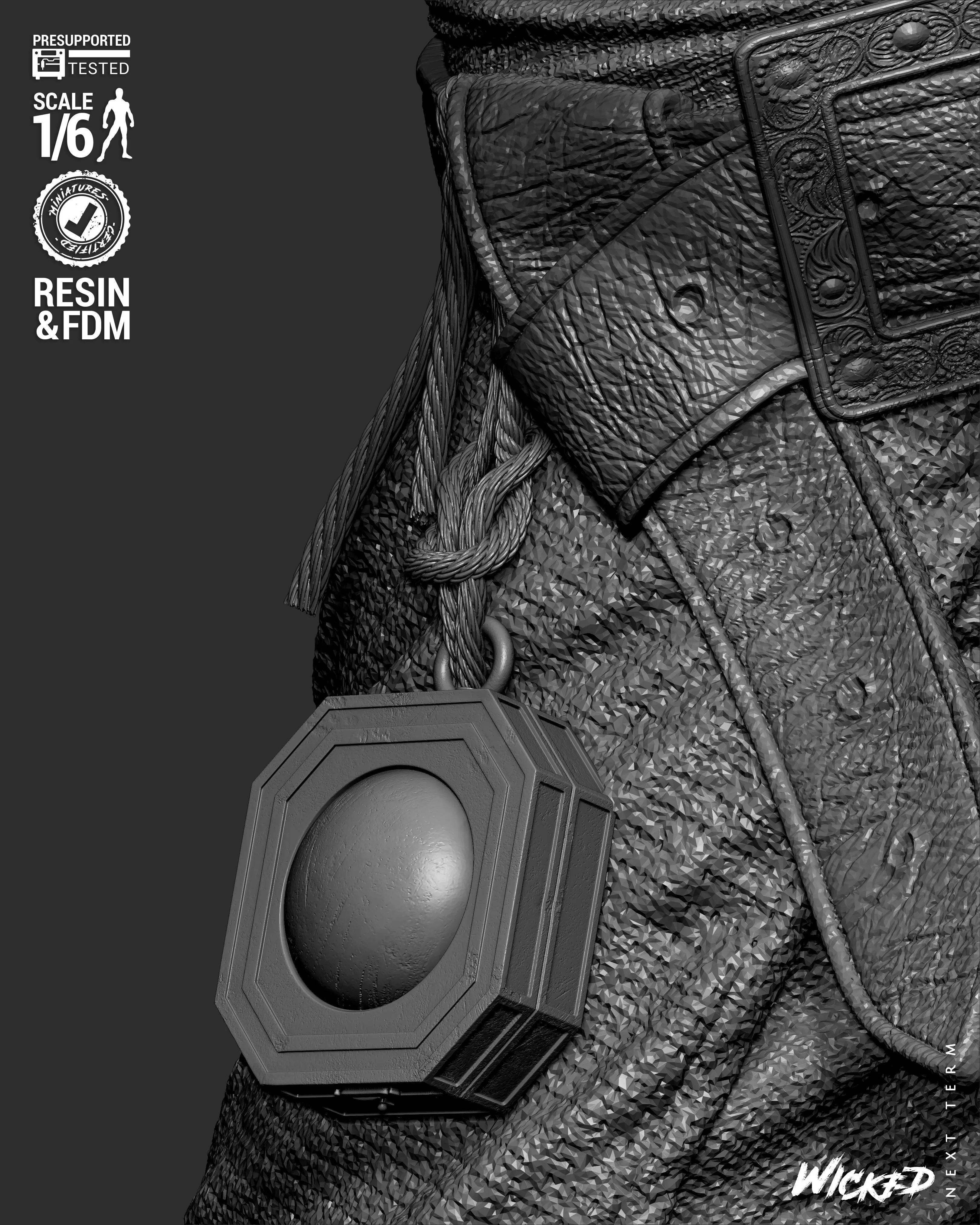 Wicked Movies Jack Sparrow Sculpture 3D print model_32