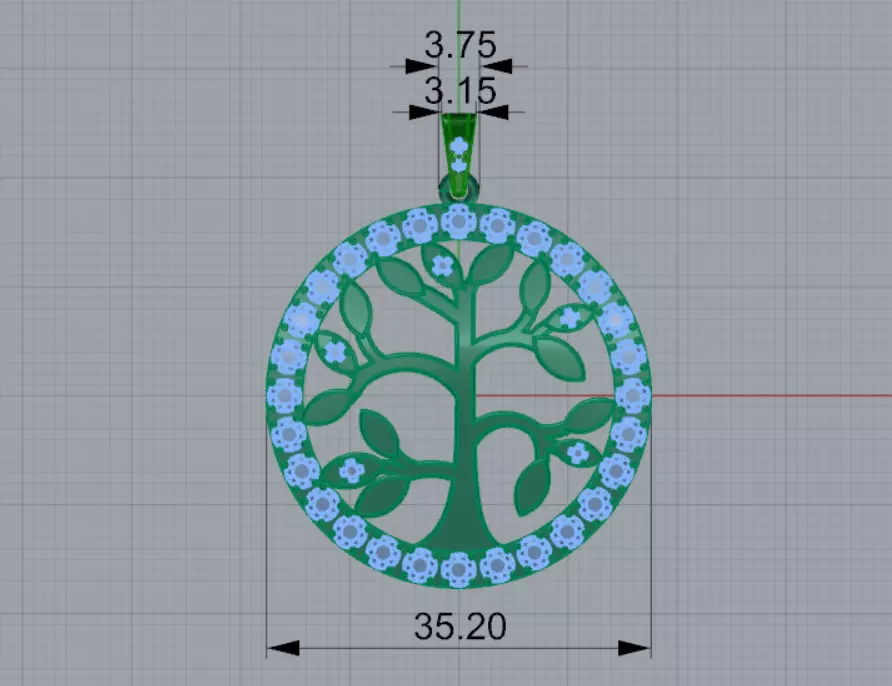 111 Love Tree 3D print model_3